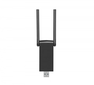 Anyar-kualitas luhur kartu jaringan nirkabel gigabit 1300Mbps 5G dual-frékuénsi drive-gratis komputer panarima USB wifi