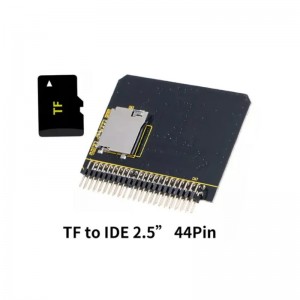Micro SD CUSUB ilaa 2.5 44pin IDE Adapter Reader TF CARD si loo sawiro Laptop