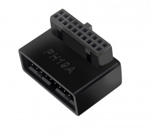 Rekenaar moederbord kop adapter USB 3.0 19P/20P 90 Degree Desktop Converter Desktop rekenaar bykomstighede