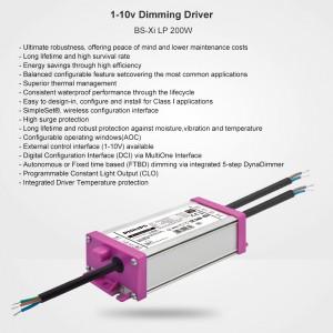 Driver dimmerabile 1-10 V 200 W BS-Xi LP 200 W