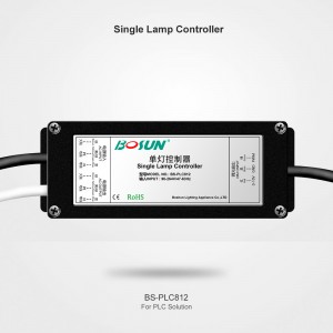 Controlador de lámpara única Gebosun BS-PL812 para solución PLC