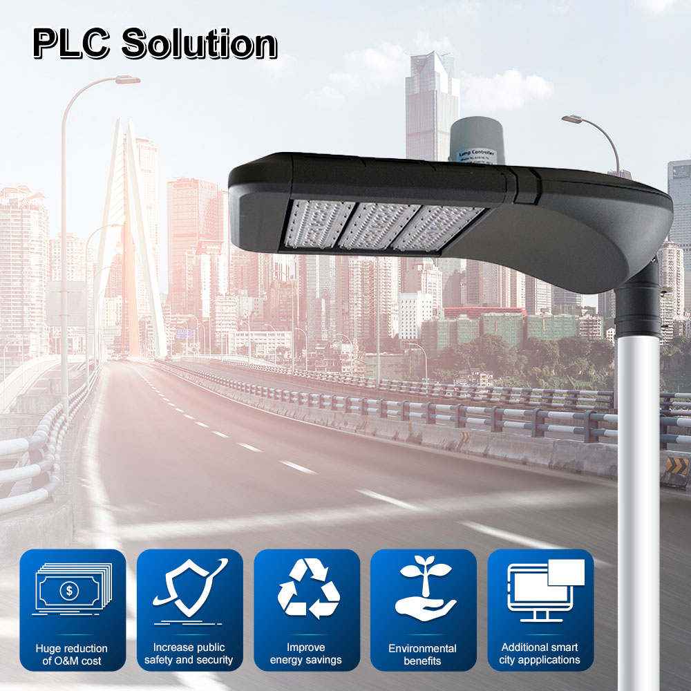 Gebosun Smart Lighting PLC-oplossing vir straatlig