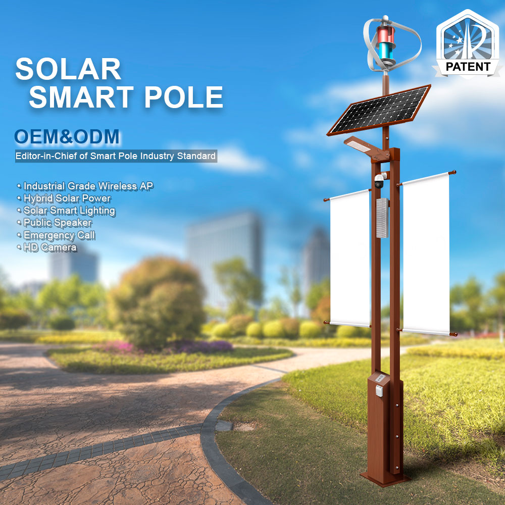 Gebosun Solar Smart Pole 01 don Smart City