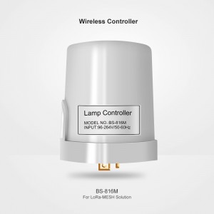 LED ड्राइभरको साथ वायरलेस कन्ट्रोलर र LoRa-MESH द्वारा LCU सँग सञ्चार