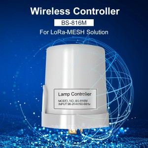 Haririk gabeko kontrolagailua LED kontrolatzailearekin eta LoRa-MESH-ekin LCUrekin komunikatu