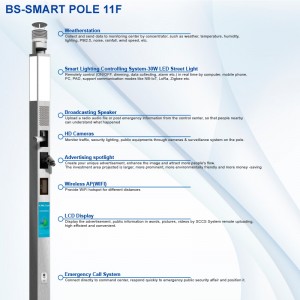 Gebosun 11Y&11F Model Smart Pole pro chytrou komunitu