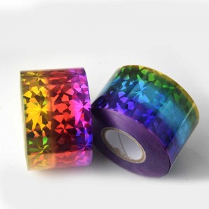 Holographic Self Adhesive Tapes For Hula Hoops Decoration