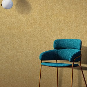 Luxury Plain Color Design Linen Velvet Wall paper Stickers Decor Wallpaper