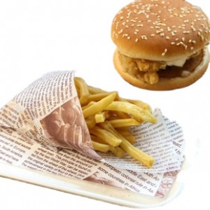Competitive price coated wax wrapping paper for Fast Food biscuits