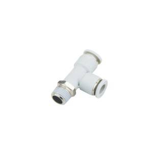 SNS BPD Series pneumatic one touch T type 3 way joint male run tee plastic quick fitting air hose tube connector