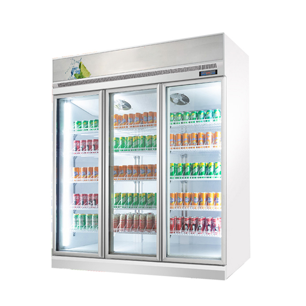Prilagođeni hladnjak supermarketa s 3 vrata za hlađenje piva i mlijeka