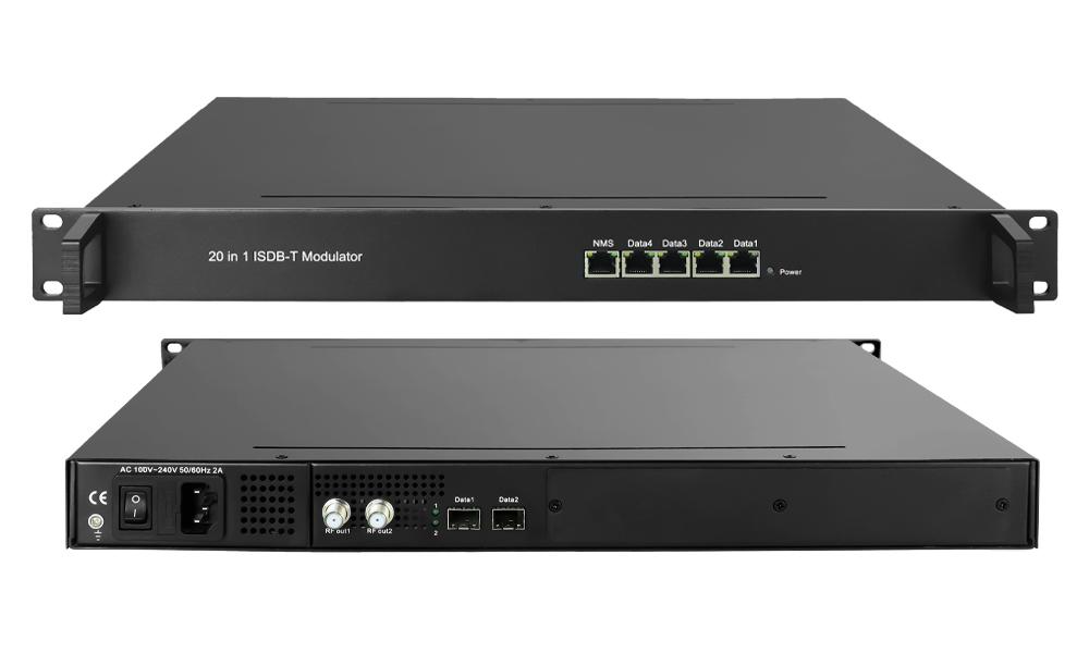 SFT3306i-20 Multiplexing canales Digital 20 in 1 ISDB-T Modulator