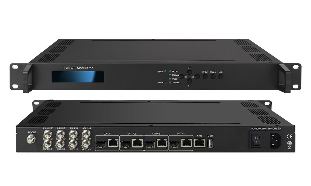 SFT3308L 8-in-1/16-in-1 IP għal Modulatur ISDB-T/DVB-C/DVB-T/ATSC