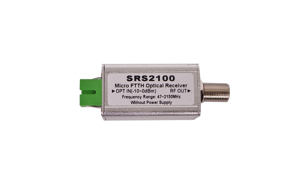 Nodo ottico in micro fibra FTTH 40-2150 MHz CATV + SAT-IF