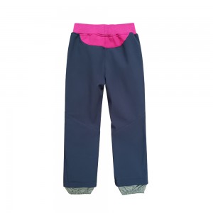 Зимние спортивные брюки Soft Shell для девочек от 3 до 6 лет