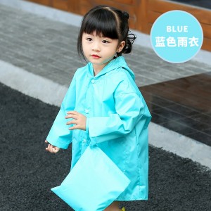 Otroški dežni plašč z rokavi za enkratno uporabo