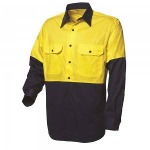 reflective hi vis workwear safety shirts