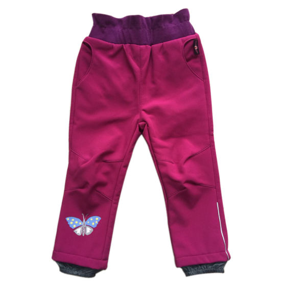 Спортивные брюки Softshell для девочек на открытом воздухе