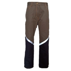 Pantalons de treball de color taronja fluorescència d'alta visibilitat, pantalons industrials amb tires reflectants de 3 m