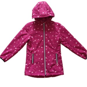 Детская водонепроницаемая зимняя куртка из софтшелла