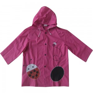 لباس بارانی با رنگ صورتی زیبا برای کودکان