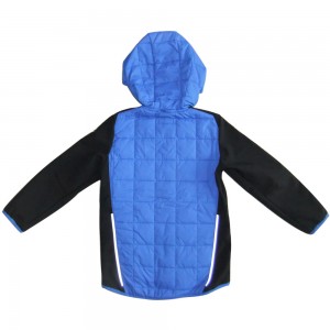 लड़कों के लिए शीतकालीन सॉफ्टशेल गद्देदार जैकेट