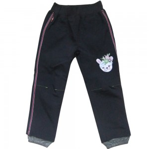 Pantalones Softshell para niñas para deportes al aire libre