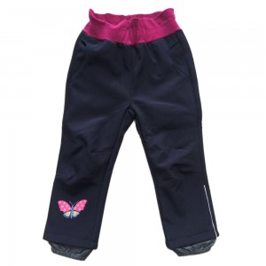 Pantaloni Sport Softshell Outdoor pentru fete