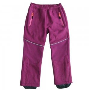 Pantalones deportivos Softshell con forro polar para niños