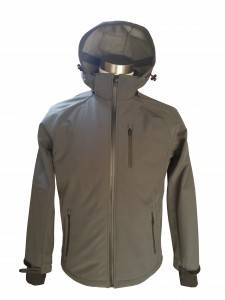 Jacket Softshell ji bo mêran bi Windproon Waterproof û Breathable