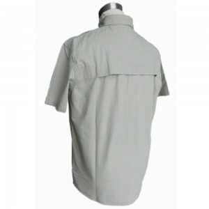Camisa de manga curta de roupa de traballo para homes
