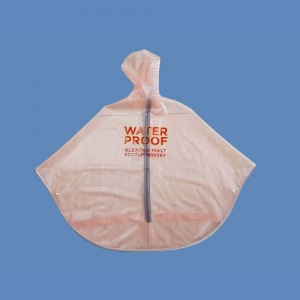 TPU Pinkl Rain Poncho Transpirable Impermeable