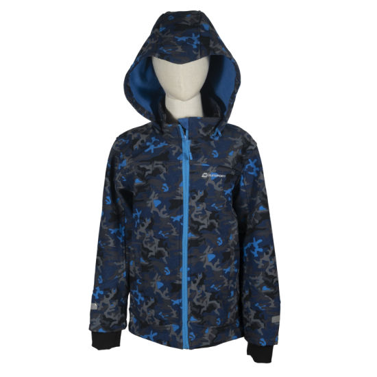 Kid Waterproof Windbreaker Outdoor Softshell Jacket