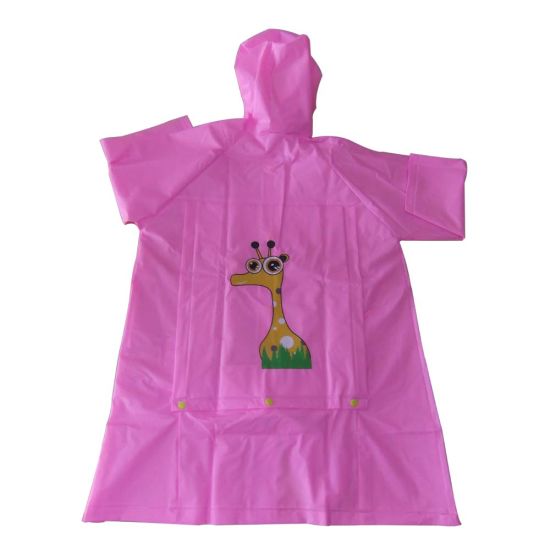 Girls EVA Raincoat Schoolbag Rain Rain Jcaket