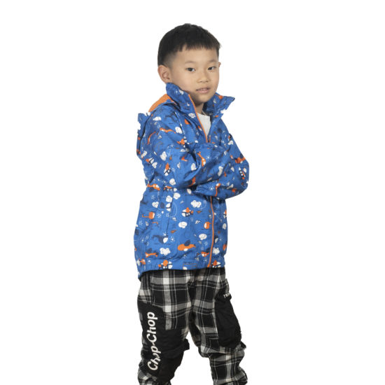 រូបភាពពិសេសរបស់ Kids Outdoor Softshell Jacket