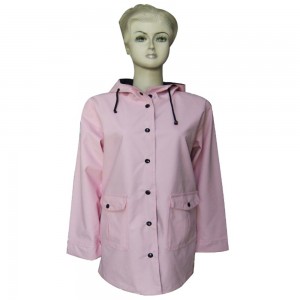 Jachetă de ploaie PU pentru femei