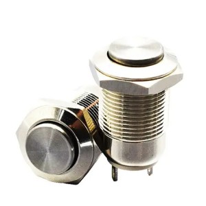 Metal switch 12mm overhead na walang led light push button switch