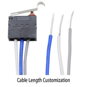 Vodootporni mikroprekidač kabela za zavarivanje serije H3 sa ili bez upravljačke ručke