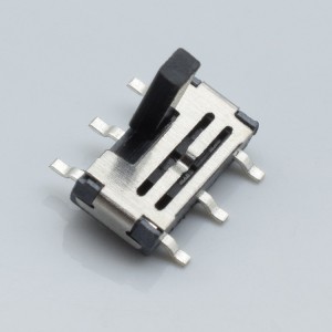 mini Slide kapcsoló MSS22C02 SMD/SMT miniatűr kapcsoló 2 állás H típusú nyílással