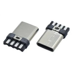 HOT SALE USB-C Type C USB Plug In Plug-in כבל נתונים זכר מסוג C מחבר