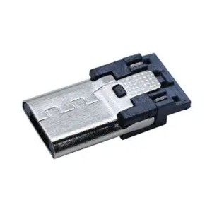 ভোল্টেজ রেটিং 2A সহ USB সংযোগকারী মাইক্রো পুরুষ সিট সোল্ডার তারের টাইপ ইউএসবি সকেট