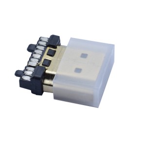 HD Multimedia Interface USB HDMI Uros Socket Double Buckle Post Liitin
