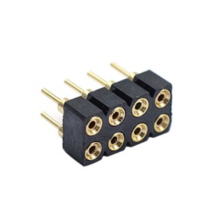 2,54 մմ Dip 8 Pin IC Precision Socket կրող տպագիր տպատախտակների համար