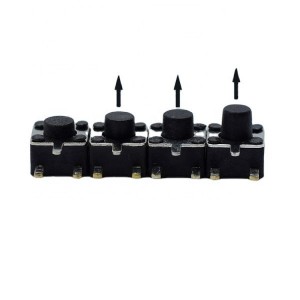 Interruptor de polsador lateral de 3 pins de 4,5 * 4,5 Interruptor tàctil tàctil