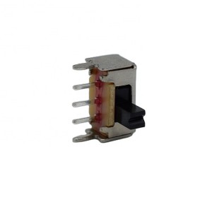កុងតាក់រំកិលផ្ដេក 90 ដឺក្រេ SK12D07 Welding Wire 3 Pin 2 Way SPDT PCB Mount AC 250V 3A DIP Slide Switch