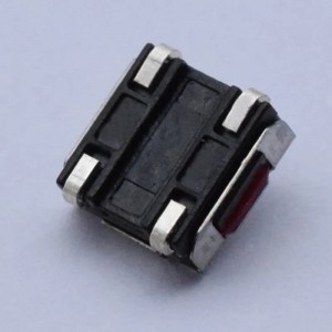 Tact Switch SMD 2 Pin/4 Pin Rode Siliconen Knop Tastschakelaar