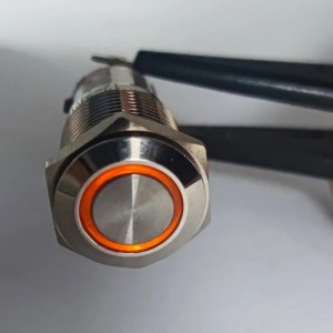 16mm 19mm 22mm ronde waterdigte Ip67-metaaldrukknoppie Momentele of selfvergrendelbare drukknopskakelaars