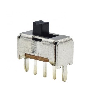 ස්ලයිඩ ස්විච් DIP සෘජු කෝණ ස්විචය SS12D07 ස්ථාන දෙකක් සහිත 3 pin mini toggle switch for hair dryer