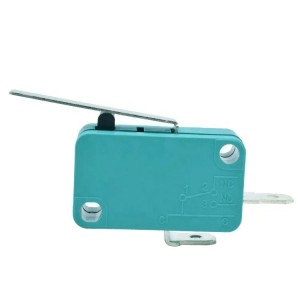Toneluck micro switch 16A 250V limit switch 2 pin blue momentary switch SH2-2 with handle