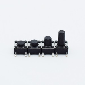 3-1437565-0 6*6mm pcb tact switch 4 pin smd tactile switch moment SMD tact switch